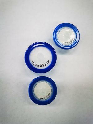 0.22μm/0.45μm Filtres à seringue en nylon pour préfiltration en laboratoire HPLC Préparation d'échantillons Diamètre 13/25/33mm